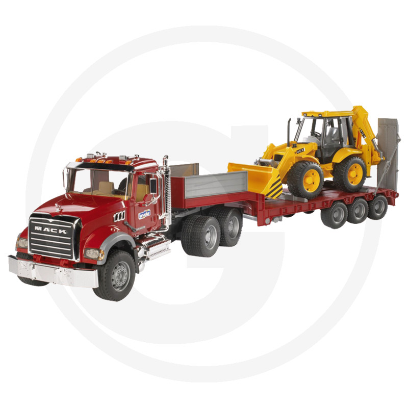 Bruder sunkvežimis MACK Granite su krautuvu JCB 4CX - ARFEKTA.LT ...