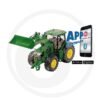 Žaislinis traktorius Siku John Deere 7310R, valdomas telefonu