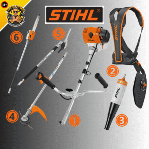 STIHL Kombi sistema: vienas variklis – daugybė įrankių